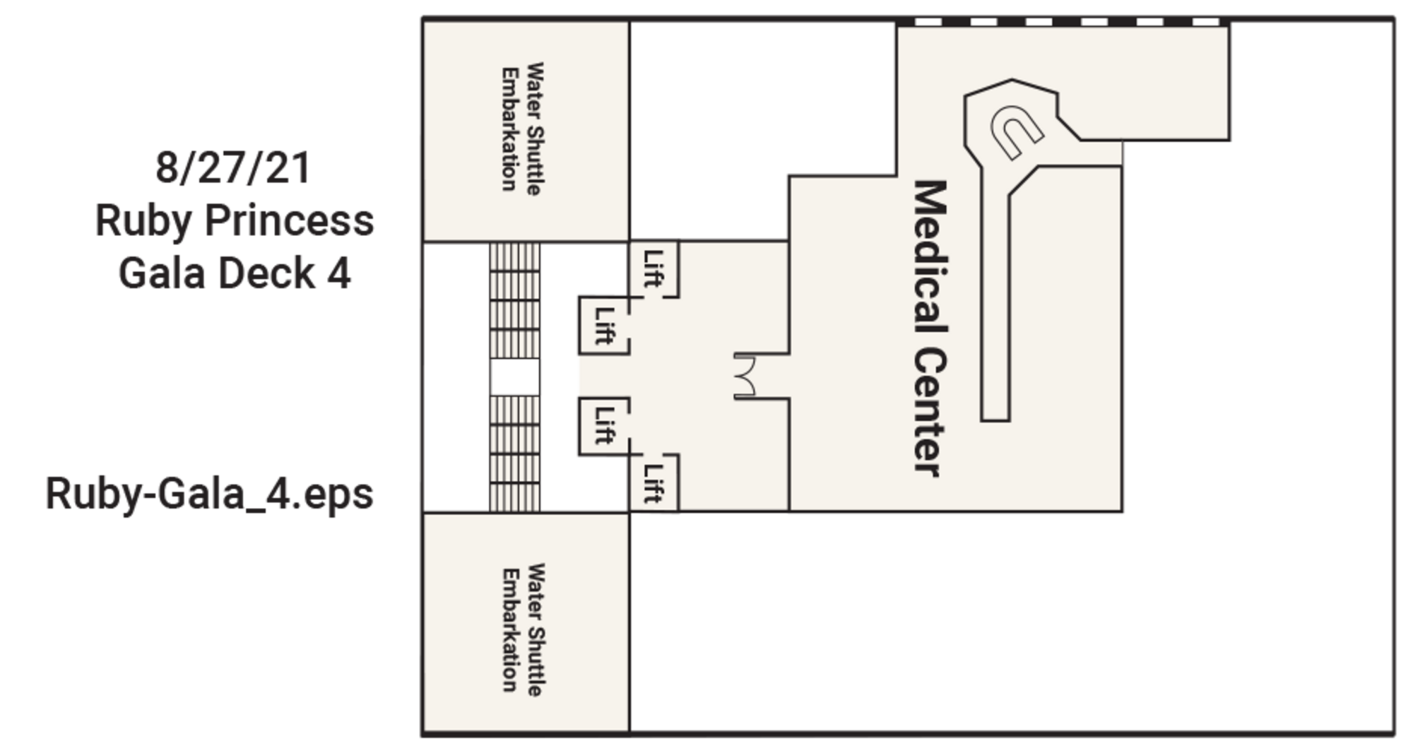 Deck 4 - Gala plan